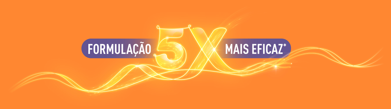 Formulação 5x mais eficaz